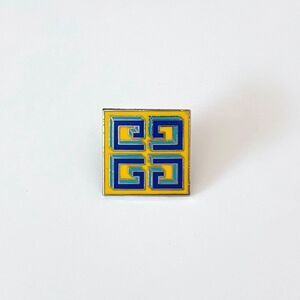 Vintage Givency Perfume Enamel Logo Pin